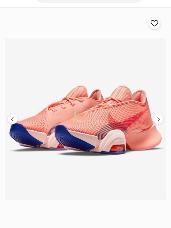 Nike Shoes - Nike Coral/Peach Air Zoom SuperRep 2 with Lime Swoosh and Blue Accents
